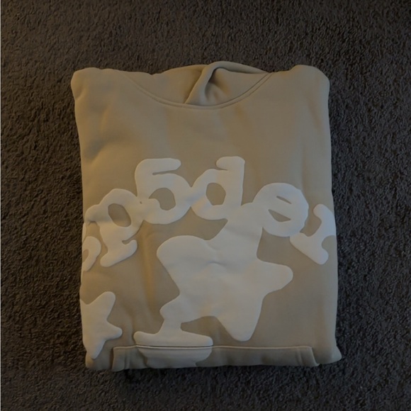 Men's tan spider hoodie